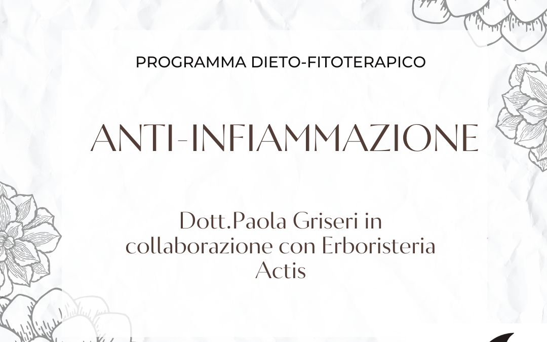 Programma dieto-fitoterapico anti-infiammazione